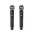 Microfone Harmonics Digital Duplo Sem Fio HSF102 UHF - AC2476 - comprar online