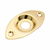 Jack Plate Ronsani Oval Dourado - AC2582