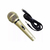 Microfone MXT Dinâmico de Metal MUD-515 Prata C/ Cabo e Chave Liga/Desliga - AC1801