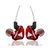 Fone de Ouvido In Ear QKZ CK5 Vermelho - AC0401 - comprar online