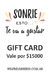 Gift Card $15000 - comprar online