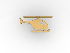 Conjunto de brinco helicóptero em ouro 18k na internet