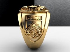 Anel do 1º Batalhão de Polícia do Exercito em Ouro Amarelo 18k - Ginglass Joias3D – Modelagem3D - Prototipagem