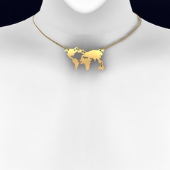 Conjunto mundo em ouro 18k - comprar online