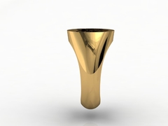 Anel brasão da família correa em ouro 18k - Ginglass Joias3D – Modelagem3D - Prototipagem