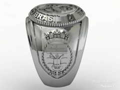 Anel do paioleiro em prata de lei - Ginglass Joias3D – Modelagem3D - Prototipagem