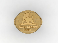 Anel wall street bulls em ouro 18k - comprar online