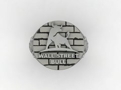 Anel wall street bulls em prata de lei - Ginglass Joias3D – Modelagem3D - Prototipagem
