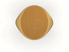 Anel monograma em Ouro 18k - comprar online