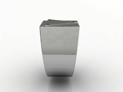 Anel benitius em prata de lei - Ginglass Joias3D – Modelagem3D - Prototipagem