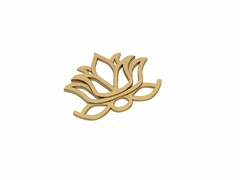Conjunto de cordão e pingente Flor de Lotus - Ginglass Joias3D – Modelagem3D - Prototipagem
