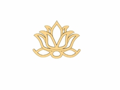 Conjunto de cordão e pingente Flor de Lotus - comprar online