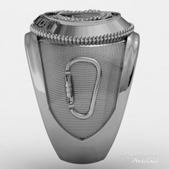 Anel montanha em prata de lei - Ginglass Joias3D – Modelagem3D - Prototipagem