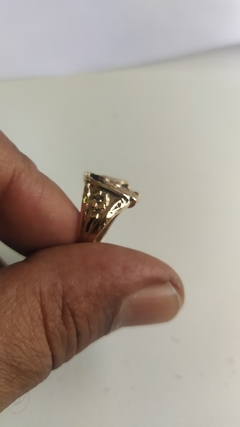 Anel ferradura de cavalo em ouro 18k na internet