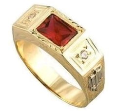 Anel de Grau Masculino Tradicional em Ouro 18k - comprar online