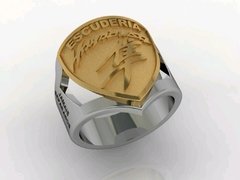 Anel da Escuderia Hayabusa em Prata com Ouro 18k na internet