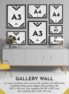 Gallery Wall- Set de 7 marcos