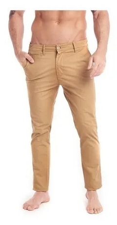 PANTALON DE GABARDINA EZEQUIEL CAMEL