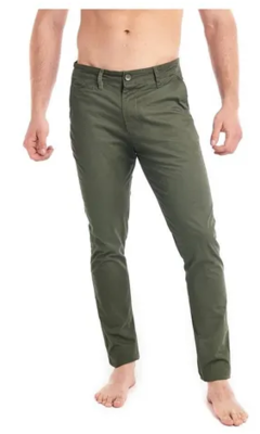 PANTALON DE GABARDINA EZEQUIEL VERDE