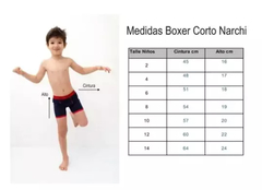 BOXER CORTO CARITAS - COLLECTION NARCHI - comprar online
