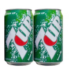 LATA VAZIA REFRIGERANTE 7 UP O SABOR UP 350 ML ALUMÍNIO BRASIL