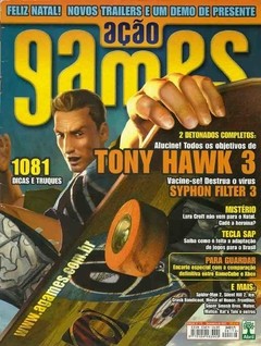 REVISTA DE GAMES AÇÃO GAMES EDITORA ABRIL #170 DEZEMBRO 2001 74 PAG