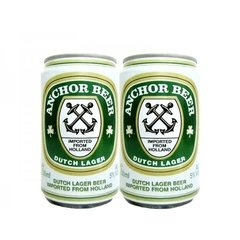 LATA VAZIA ANCHOR BEER DUTCH LAGER 330 ML ALUMINIO HOLAND - comprar online