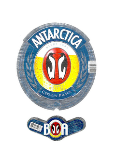 RÓTULO ANTARCTICA CERVEJA PILSEN ANTIGO 2 600 ML BRAZIL - comprar online