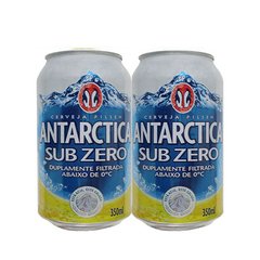 LATA VAZIA ANTARCTICA PILSEN SUB ZERO LATA 2009 350 ML ALUMÍNIO BRAZIL - comprar online