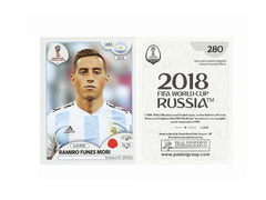 FIGURINHA COPA FIFA 2018 ARGENTINA RAMIRO FUNES MORI Nº 280