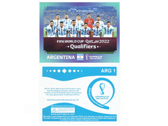 FIGURINHA COPA FIFA 2022 ARGENTINA SELEÇÃO Nº ARG 1