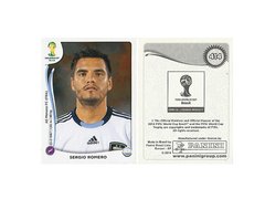 FIGURINHA COPA FIFA 2014 ARGENTINA SERGIO ROMERO Nº 414