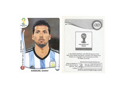 FIGURINHA COPA FIFA 2014 ARGENTINA EZEQUIEL GARAY Nº 416