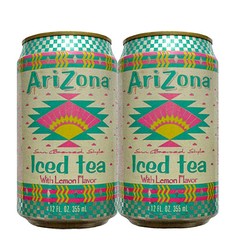 LATA REFRIGERANTE ARIZONA ICED TEA 355 ML ALUMÍNIO USA