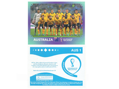 FIGURINHA COPA FIFA 2022 AUSTRALIA SELEÇÃO Nº AUS 1