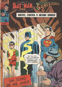 GIBI BATMAN E SUPER HOMEM EBAL FORMATO GDE P/B Nº 51 MAR 1971 34 PAG