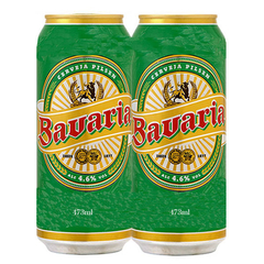 LATA VAZIA BAVARIA PILSEN LATA 2012 - 2015 473 ML ALUMÍNIO BRAZIL