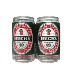 LATA VAZIA BECK'S BEER 330 ML ALUMÍNIO GERMANY