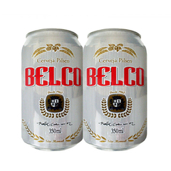 LATA VAZIA BELCO PILSEN PRATEADA 350 ML ALUMÍNIO BRAZIL - comprar online