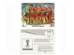 FIGURINHA COPA FIFA 2014 BELGIQUE SELEÇÃO Nº 565