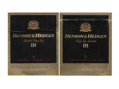 BOX VAZIO BENSON & HEDGES SPECIAL KING SIZE BENSON & HEDGES CANADA - comprar online