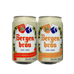 LATA VAZIA BERGEN BRÄU BEER 330 ML ALUMINIO BELGIUM - comprar online