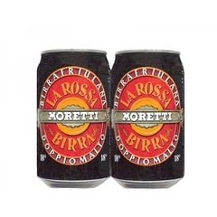 LATA VAZIA BIRRA MORETTI LA ROSSA 330 ML ALUMINIO ITALIA - comprar online