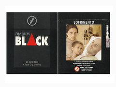BOX VAZIO BLACK KRETEK CLOVE DJARLIM TABACOS BRAZIL