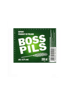 RÓTULO BOSS PILS EXPORT 330 ML POLAND