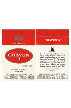 BOX VAZIO CRAVEN "A" KING SIZE THE HOUSE OF CRAVEN ENGLAND