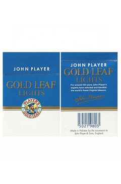 BOX VAZIO JOHN PLAYER GOLD LEAF LIGHTS JOHN PLAYER & SONS PAKISTAN