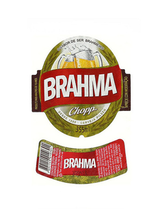 RÓTULO BRAHMA CHOPP PILSEN 2014 355 ML BRASIL - comprar online