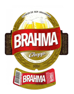 RÓTULO BRAHMA CHOPP PILSEN 2014 600 ML BRASIL - comprar online