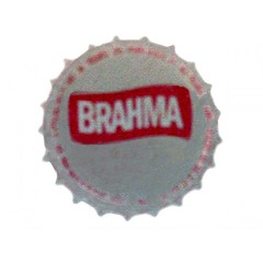 TAMPINHA CERVEJA BRAHMA CHOPP CINZA 600 ML BRASIL